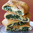 GARLIC SPINACH STROMBOLI image